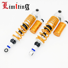 2 Pieces Universal 310MM 330MM 340MM 350MM Motorcycle adjustable Damping Round Shock Absorbers 2 Rear Suspension Rebound Damping 2024 - buy cheap