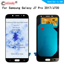 Pantalla OLED de 5,5 pulgadas para móvil, montaje de digitalizador con pantalla táctil LCD para SAMSUNG Galaxy J7 Pro, J730, J730FM, J7 2017, J730 2024 - compra barato