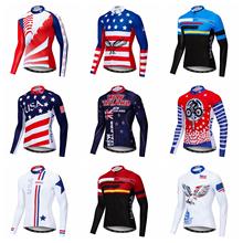 Weimostar  Long Sleeve Cycling Jersey Men Autumn Spring Bicycle Clothing Ropa Ciclismo Pro Team Road MTB Bike Jersey 2024 - buy cheap