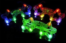 Fábrica de cinco estrella gafas luz LED intermitente disco fiesta suministros juguete Juguetes Artículos de la novedad Light-up creativo 2024 - compra barato