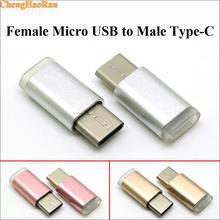 ChengHaoRan-Cable USB USB-C, adaptador macho a Micro USB hembra tipo C, convertidor de Cables de teléfono móvil para Macbook Nokia, 3,1 2024 - compra barato