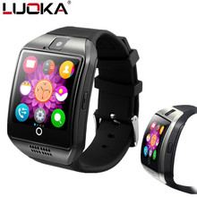 LUOKA Q18 Passometer Smart watch with New Digital Touch Screen camera Support 2G Nano SIM card smartwatch for Android IOS Phone 2024 - buy cheap