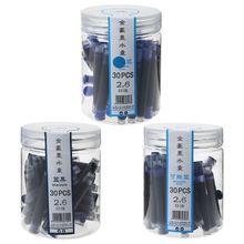 30 pcs Jinhao versal Black Blue Fountain Pen Ink Sac Cartridges 2.6mm Refills School Office Stationery 2024 - buy cheap