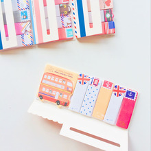 90 Sheets Kawaii I Love London Paris Travel Style Sticky Notes Memo Pad Notepad Notebook Sticker Bookmark Stick Label 2024 - buy cheap