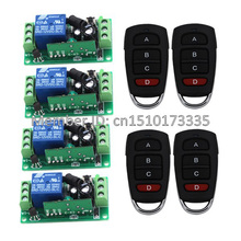 DC 12V 10A Relay Wireless RF Remote Control Switch Transmitter Receiver 315 /433 MHz 150m Smart House System 2024 - buy cheap