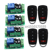 Relé sem fio, receptor e transmissor de controle remoto dc 12v 10a, rf, sistema inteligente doméstico, 315 /433 mhz/150m