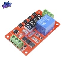 DC 12V Multifunction Self-lock Relay PLC Digital Display Cycle Delay Time Timer Switch Module PLC Home Automation Module 2024 - buy cheap