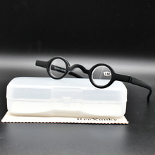 ReeXunky Mini Round Reading Glasses Men Women Black Red TR90 Spectacles Frame Retro Glasses Focus Magnifier lunette 1.5 2.0 2.5 2024 - buy cheap