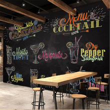 Papel de pared de beibehang personalizado, cualquier tamaño, Mural pintado a mano, creativo, herramientas de cafetería, Papel de pared 2024 - compra barato