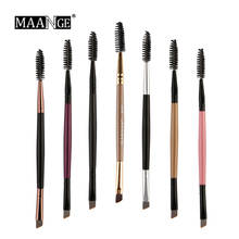 MAANGE 1pcs Double Head  Eyebrow Brush+Eyebrow Comb Spoolie Brush Eyebrow Makeup Brushes Beauty  Blending Eye Essentials Tools 2024 - buy cheap