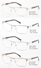 Eye Wonder Men's Fashion Super Cool Flex Square Metal Designer Optical glasses frames Oculos de grau Stainless Steel Eyes 2024 - buy cheap