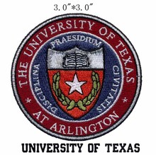Patch bordado alto de 3.0 "da universidade do texas, patch para retorno de ferro/estrela/camisa 2024 - compre barato