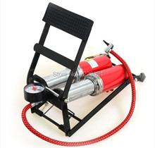 Double-pipe motorbike pump bicycle basketball inflatable pump tire pressure car air pump compressor foot pump 2024 - buy cheap
