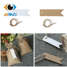 2X6Cm Kraft Paper Swing Tag For Wedding Mini Paper Hang Tags For Diy Accessories Blank Kraft Tag Bookmarks Gift Labels 2024 - buy cheap