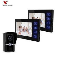 Yobang-sistema de intercomunicación para puerta, videoportero con teclado táctil, Monitor de teléfono, cámara, timbre, 7" 2024 - compra barato