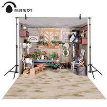 Allenjoy garden photography backdrop spring rustic wood room background photobooth photocall photo studio shoot prop new 2024 - buy cheap