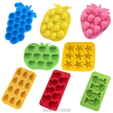 New Fruit Theme Ice Tray Star Apple Banana Grape Shape Ice Cube Mold Freeze Mould Ice Cream Maker Kitchen Cooking Accessories 2024 - buy cheap