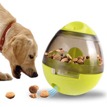Dog puzzle pet toy Fun tumbler leaking food balls Pet toy ball  Pet food ball play while eating, train the brain 2024 - buy cheap