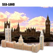 Детская игрушка 3D деревянная головоломка для детей, дворец Вестминстер, лучшая развивающая игрушка Монтессори «сделай сам», подарок для семьи 2024 - купить недорого