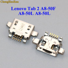 Chenghaoran conector micro usb de 5 a 10 peças, conector de tomada de carregamento para lenovo tab 2 tamanhos 2024 - compre barato