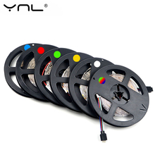 YNL RGB LED luz de tira Não À Prova D' Água 5 m/300 LEDs SMD 2835 12 V fita de LED branco/quente branco/azul/verde/vermelho/RGB LED String Ribbon 2024 - compre barato
