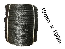 12MM * 100M UHMWPE Synthetic Winch Rope For 4x4 ATV UTV OFF-ROAD 2024 - buy cheap