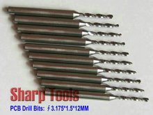 Accurate 10pcs 3.175*1.5*12MM Carbide Drill Bits, CNC Parts for drilling Circuit Board, Carbon Fiber, SMT, FREE Shipping 2024 - buy cheap