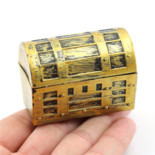 1 Pcs 1:12 1:6 Dollhouse Miniature Treasure Box Dollhouse Decor Pirate Jewelry Box 2024 - buy cheap