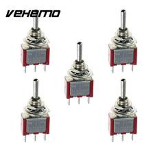 Vehemo Miniature Momentary 3-Pin (On)Off(On) Toggle Switch Car Dash Dashboard Boat SPDT 2024 - buy cheap