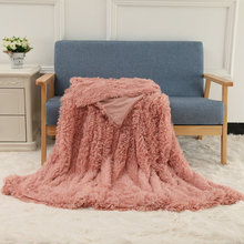 ZHUO MO Super Soft Long Shaggy Fuzzy Fur Faux Fur Warm Elegant Cozy With Fluffy Sherpa Throw Blanket 2024 - buy cheap