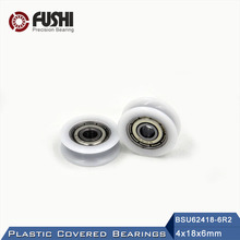 624 ZZ Ball Bearing Covered With POM Plastic 4*18*6 mm ( 2 PCS ) Plastic Pulley Bearings 624 Z 2Z 2024 - buy cheap