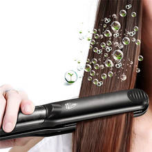 Steam Hair Straightener iron Argan Oil Electric Brush Flat Iron Tourmaline Ceramic Vapor Injection Painting 450F Straightening 2024 - buy cheap