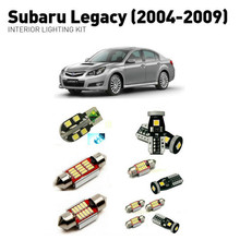 Светодиодные интерьерные огни для Subaru legacy 2004-2009 8 шт. светодиодные лампы для автомобилей комплект освещения автомобильные лампы Canbus 2024 - купить недорого