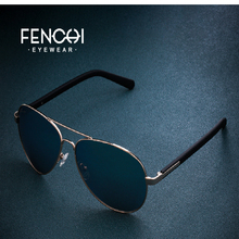 Женские винтажные солнцезащитные очки FENCHI, поляризационные зеркальные солнцезащитные очки в стиле пилота, для женщин 2024 - купить недорого