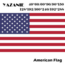 YAZANIE 60*90cm/90*150cm/120*180cm/160*240cm American Printed Flag USA United States Decoration National Flag US Custom Banner 2024 - buy cheap