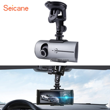 Seicane GPS Car 2 Lens Camera Video Recorder with HD 140 Degree Wide Angle Front View and 120 Degree Rear View Camera Microphone 2024 - buy cheap