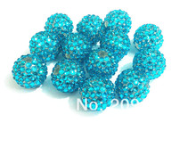 20mm 100 unids/lote azul (#27) de imitación de resina bola perlas grueso para niños de fabricación de la joyería 2023 - compra barato