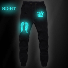 The Walking Dead Luminous Sports Straight Pants Summer Sweat Pockets Jogger Fitness Sports Breathable Pants Sporting Clothing 2024 - buy cheap