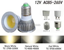 Ultra Bright MR16/GU10/E27  LED COB Spot down light bulb 6W/9W/12W 2024 - buy cheap