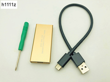 Adaptador M.2 NGFF SATA SSD de 10Gbps a USB 3,1 tipo C, caja de cierre B, Conector de llave para 2230, 2242 M.2 SSD, disco duro PC 2024 - compra barato
