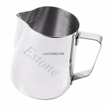 Kitchen Stainless Steel Coffee Frothing Milk Tea Latte Jug 350 mL #Y05# #C05# 2024 - buy cheap