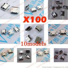 100X 5P 5Pin Micro USB Tail USB Charing Connector for  Phone Smart Phone Tablet PC 10models 2024 - buy cheap