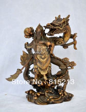 Estatua de bronce * estatua de dragón * envío gratis wang héroe chino antiguo Guan Gong Guan Yu 2024 - compra barato
