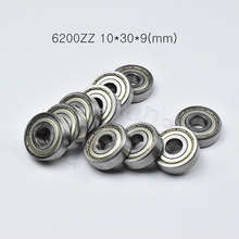 Bearing 10pcs 6200ZZ 10*30*9(mm) chrome steel Metal Sealed High speed Mechanical equipment parts 2024 - buy cheap