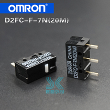 OMRON micro interruptor D2FC-F-7N 20M adequado para o 10M 50M botão de Logitech Steelseries G403 G603 G703 mouse 2 pçs/lote 2024 - compre barato