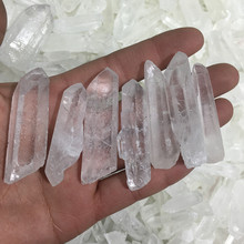 10 pc cristal natural grade limpar espécime ásperas pontos de cura do reiki meditação para fazer jóias torre de cristal pedras minerais 2024 - compre barato