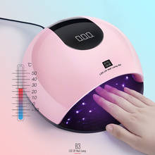 80 Вт УФ светодиодная лампа для сушки ногтей для маникюра Солнцезащитная лампа для отверждения ногтей все Гель-лак сенсорная машина для дизайна ногтей LED сушилка Инструменты 2024 - купить недорого