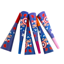 6pcs Captain America Theme Horn Baby Shower Kid Birthday Party Noise Maker Toy Funny Whistles Horn Family Party Supplies 2024 - buy cheap