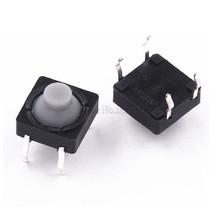 10Pcs 8X8X5mm Tact Switch 8*8mm 8*8*5mm DIP Plastic buttons feel good silicone button switch touch switch DIP-4 2024 - buy cheap