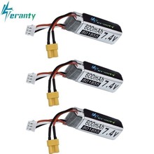 Batería Lipo de 7,4 V y 600mAh para Dron XK K130 RC de seis vías sin escobillas, accesorios de repuesto para helicóptero, 801855, 3 uds. 2024 - compra barato